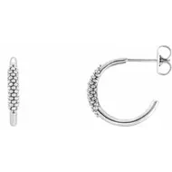 dainty silver earrings