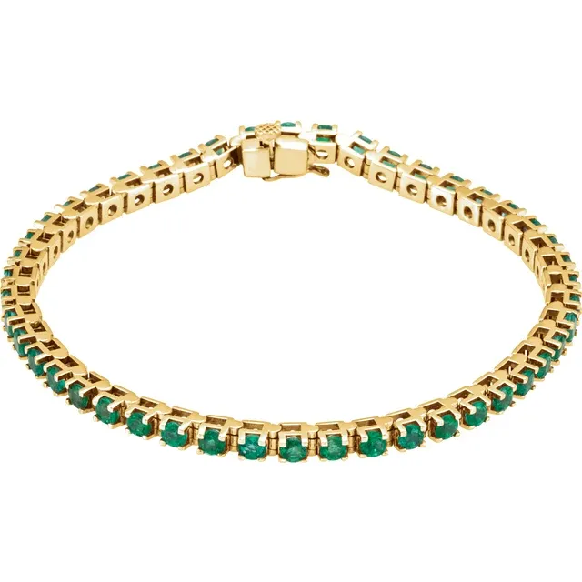 Emerald bracelet
