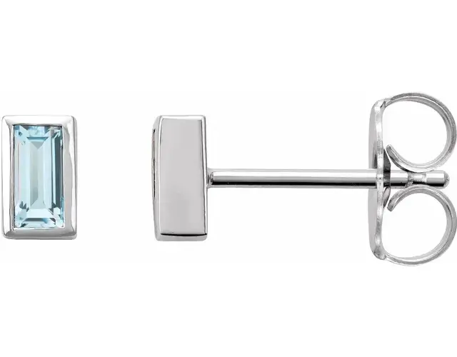 blue earrings
