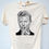 Thumbnail: DAVID BOWIE, SHHHH COOL MENS IVORY & WHITE  SM-5XL T-1748