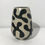 Thumbnail: Vase, natural with black swirl design by Nicola Neilson