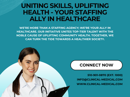 Uniting Skills, Uplifting Health - Your Staffing Ally in Healthcare: