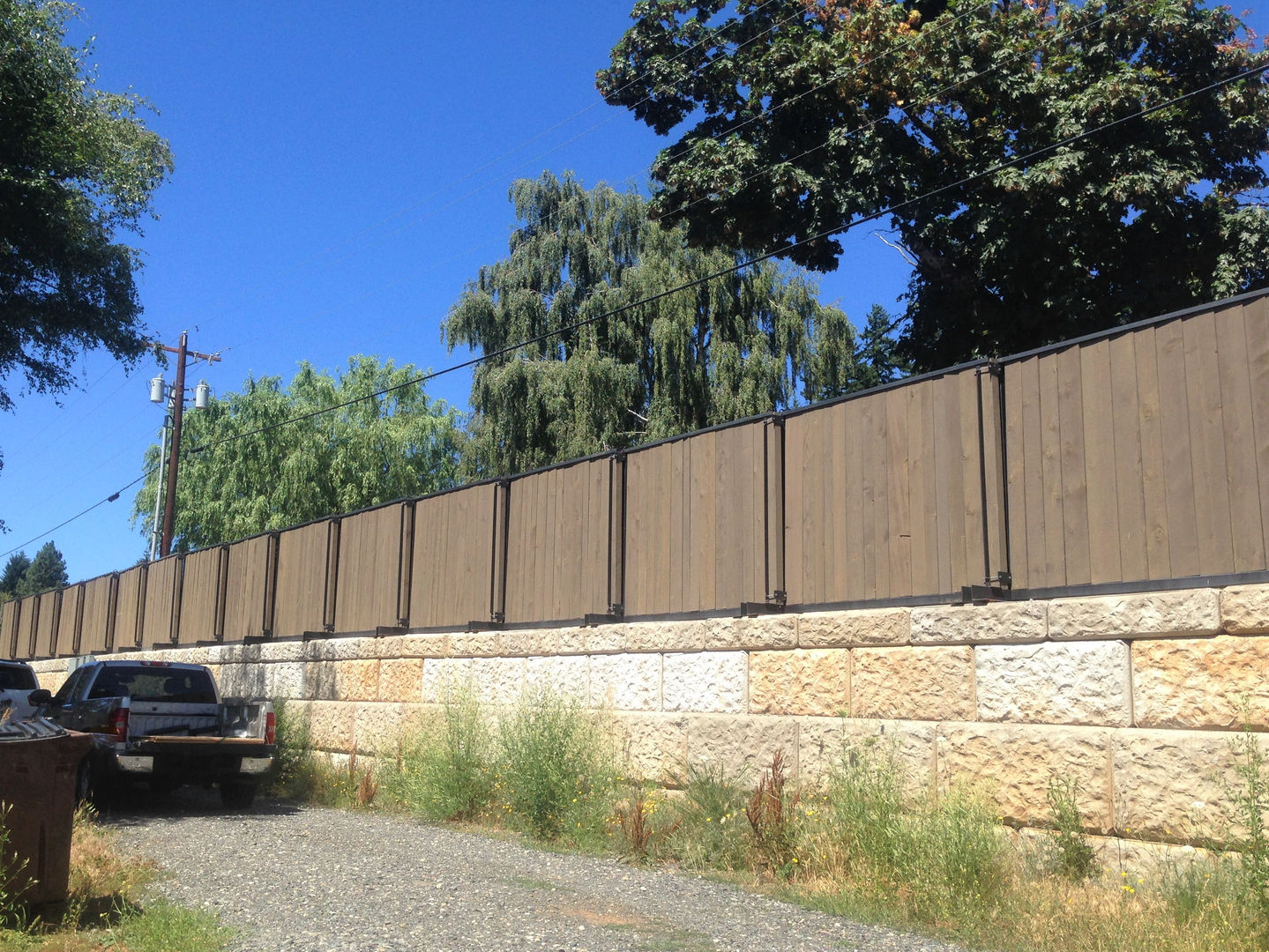 Structural wall panels, for privacy fence.
#AV05