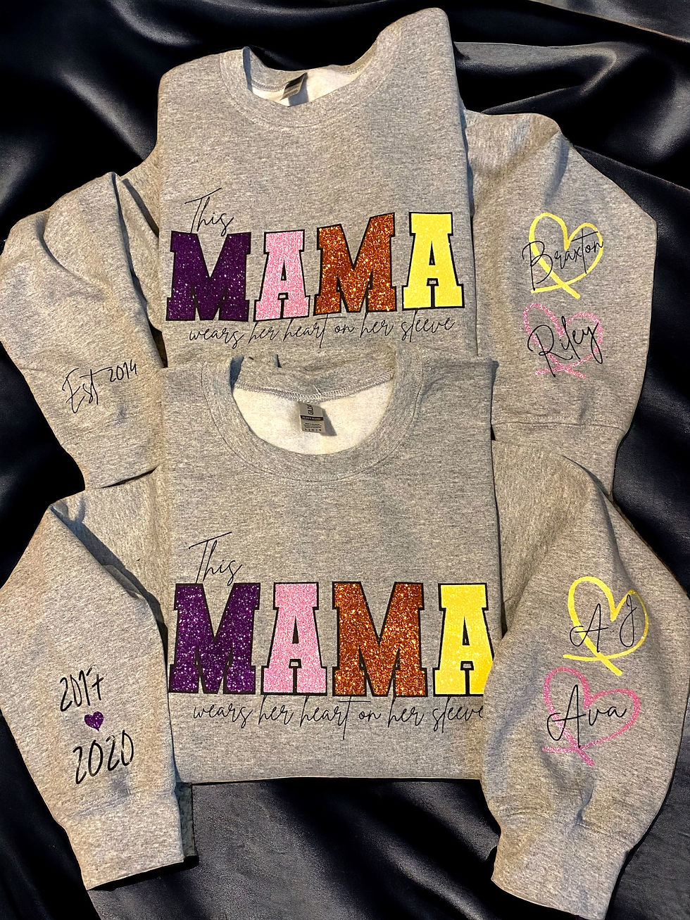 Mama Glitter Sweatshirt