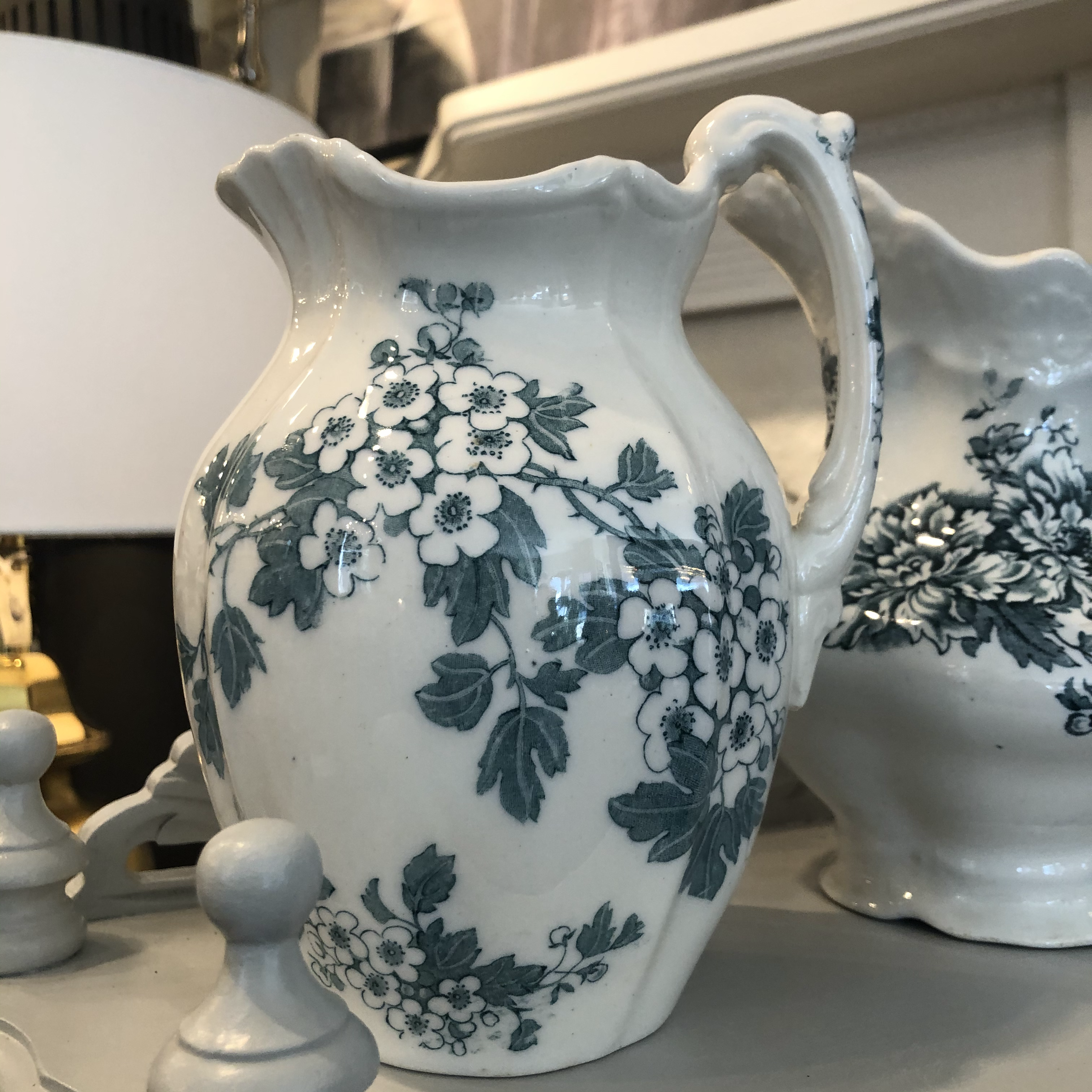 Vintage Blue and White Jug