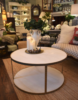 White Washed Mango Wood Coffee Table