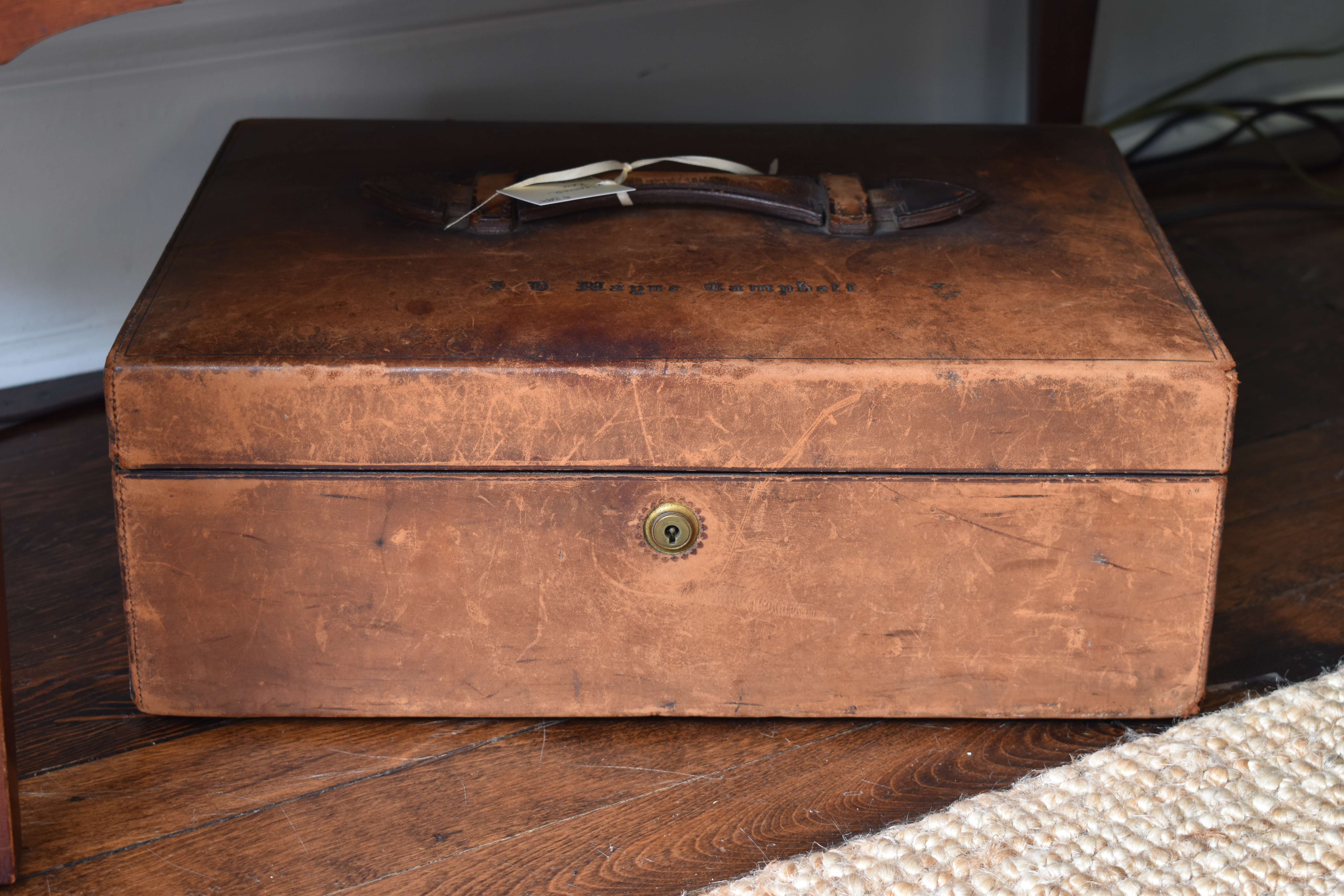 Antique Leather Box