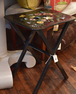 Vintage Hand painted Folding Table