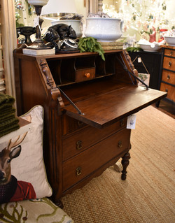 Vintage Small 1940s Slant Drop Front Desk