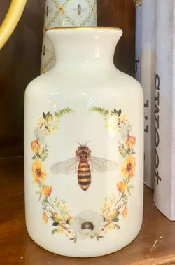 Small Bee Bud Vase