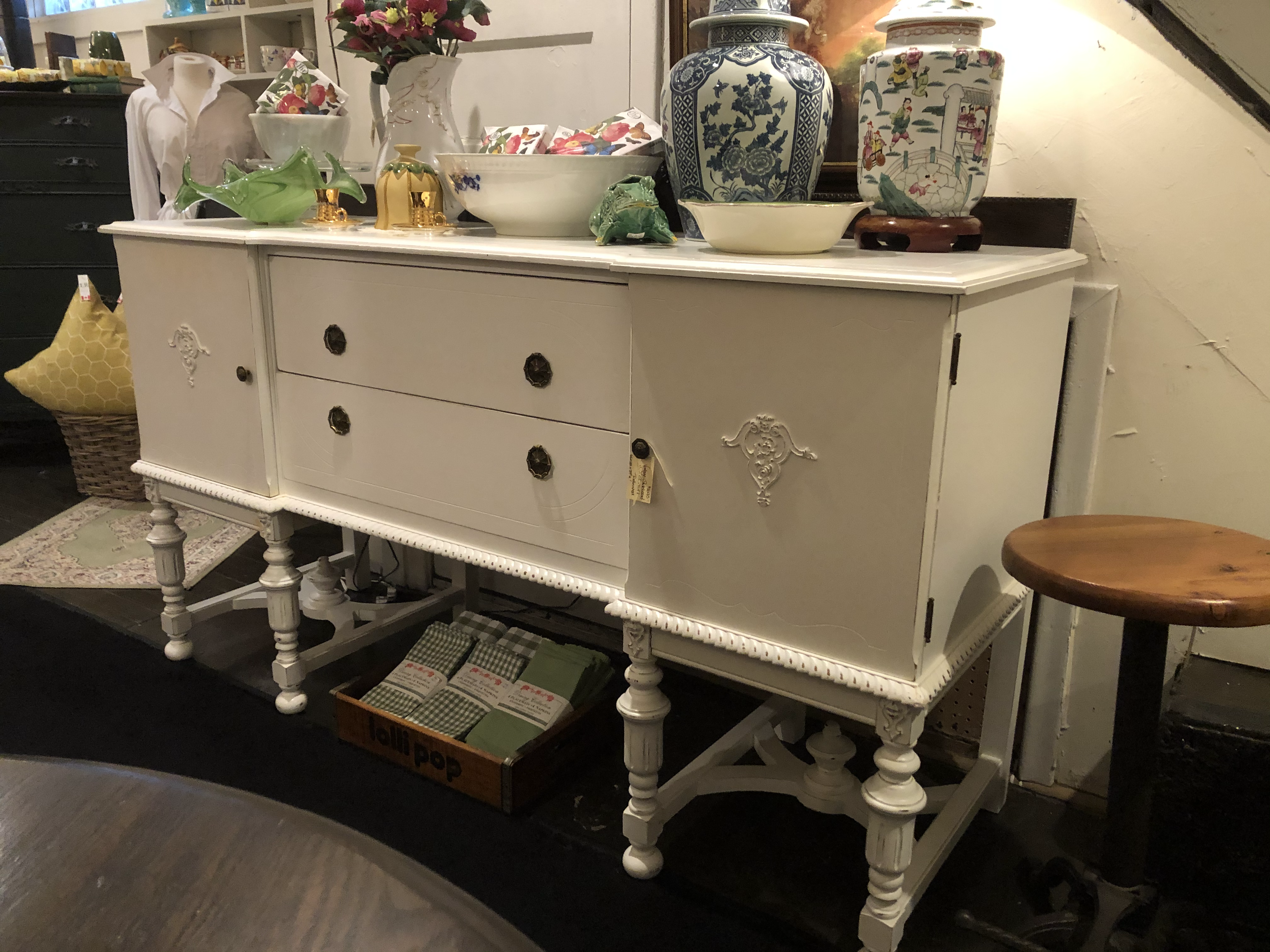 Vintage Painted Sideboard