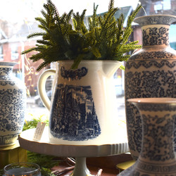 Large Ceramic Vase Transfer Vase