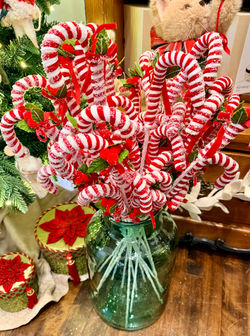 Felt Candy Cane Picks