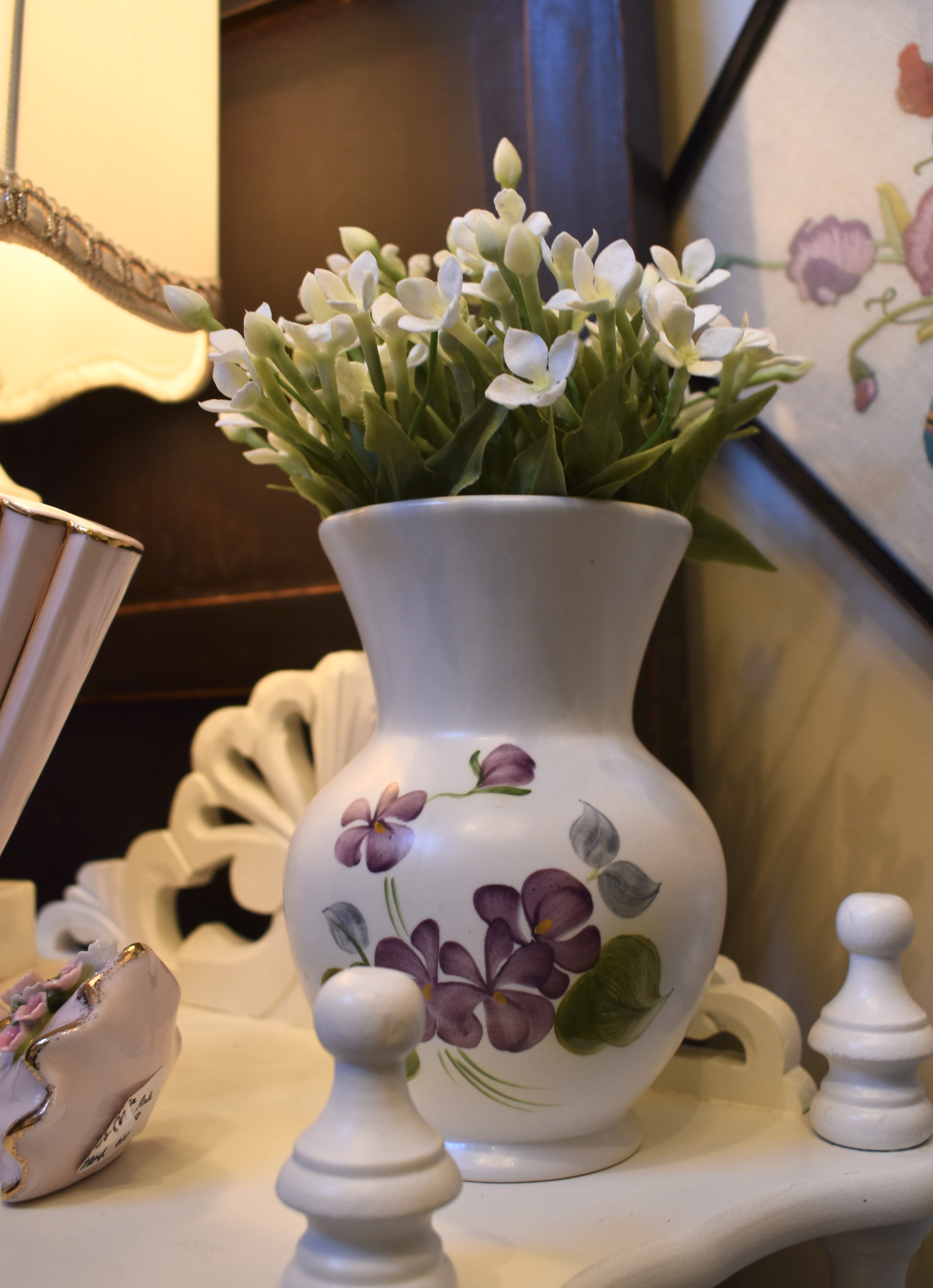 Vintage Handpainted Vase