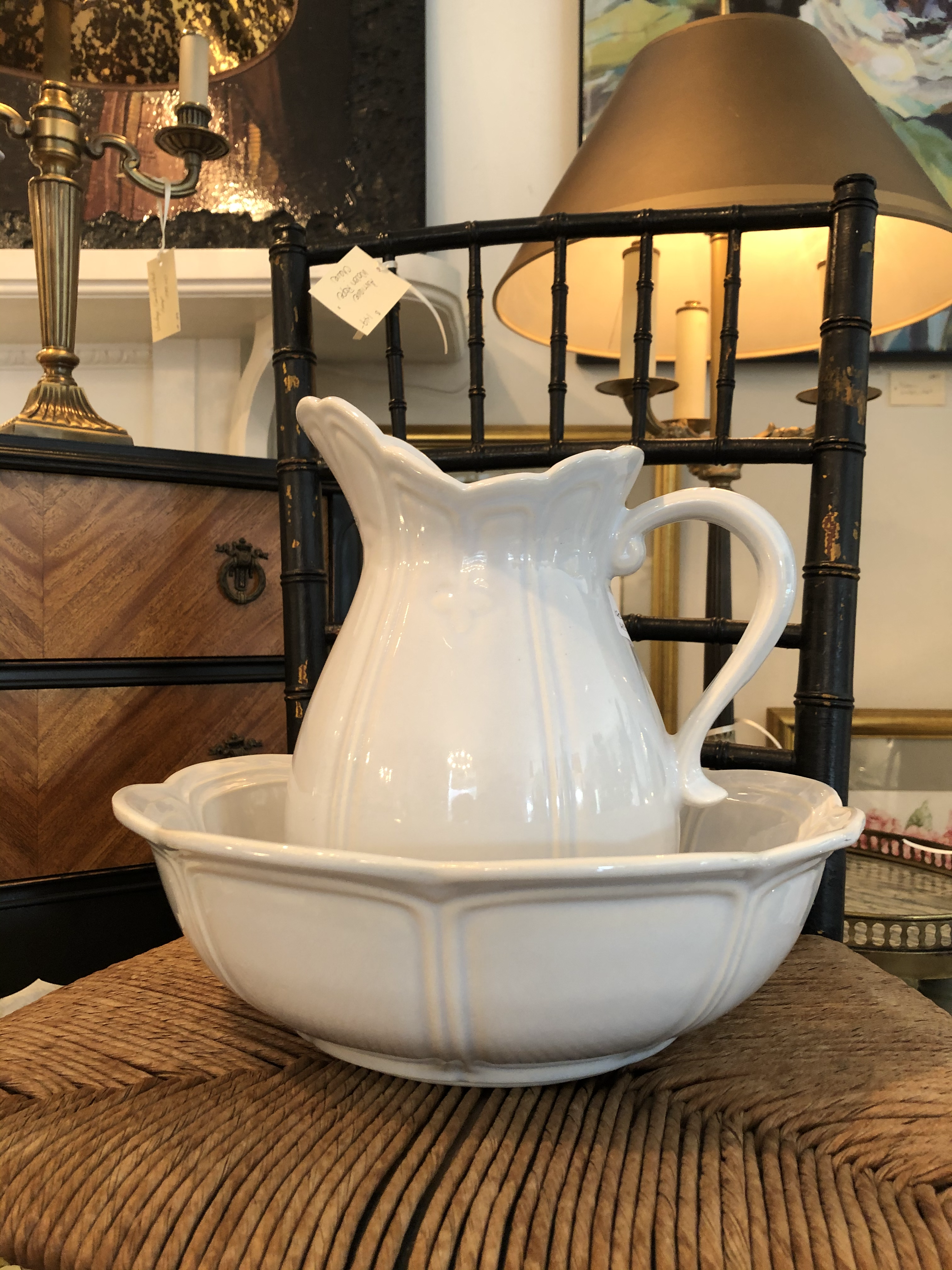 Rare McCoy Bowl and Pitcher Set