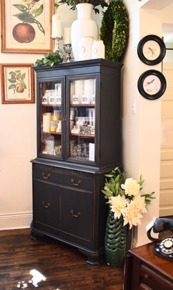Vintage Painted Storage Hutch