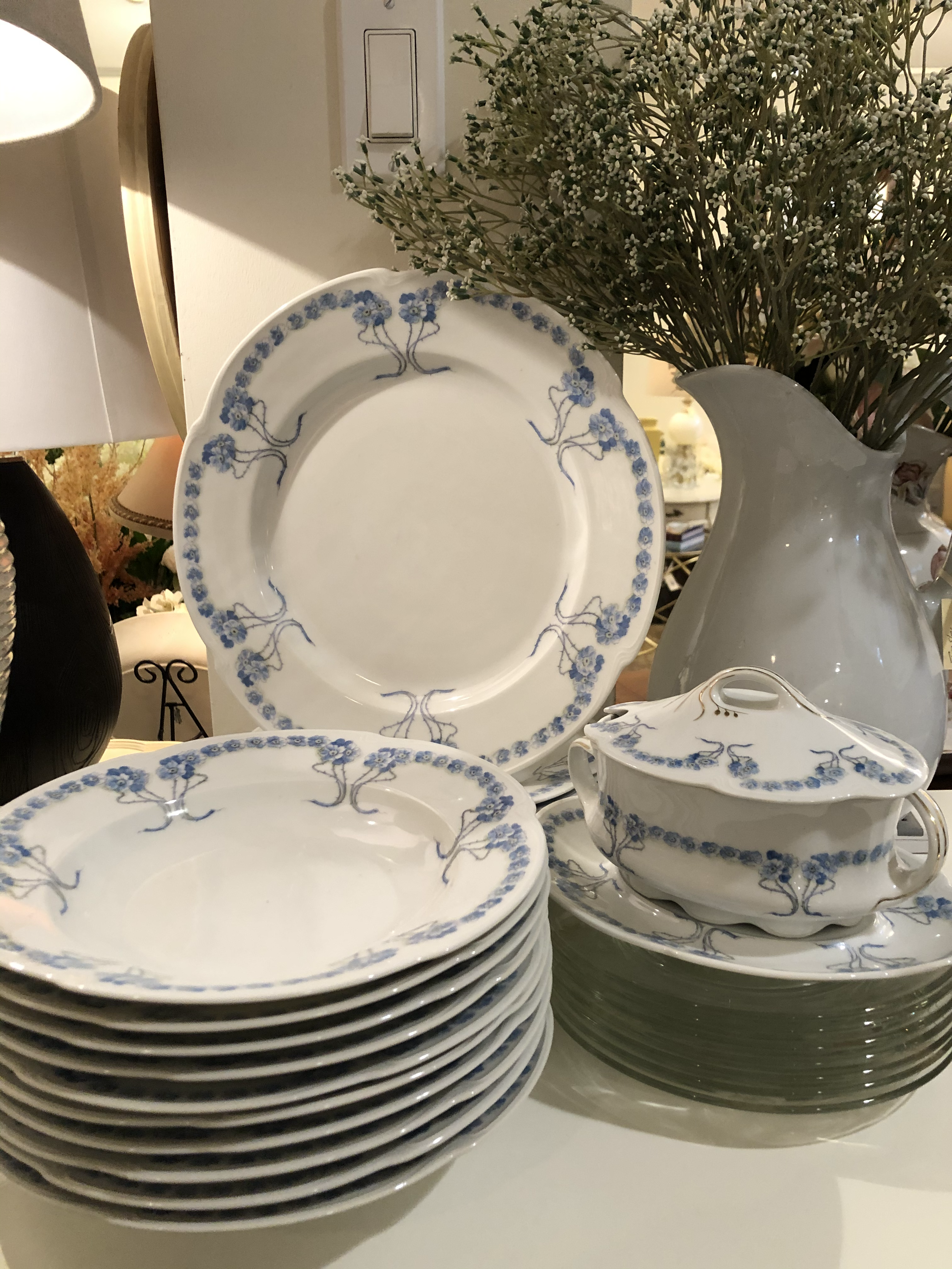 Vintage Bavarian Dish Set