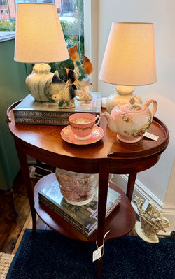 Mahogany Two Layer Side Table