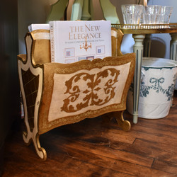 MidCentury Florentine Magazine Holder