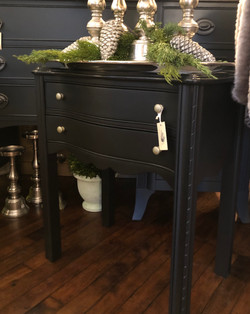 Painted End Table with Drawer