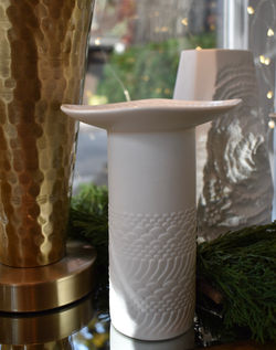 Small Vintage Kaiser White Bisque Budvase