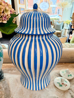 Hand Painted Ginger Jar