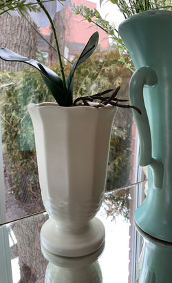 Vintage Creamware Vase
