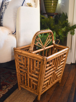 Bamboo Magazine Holder