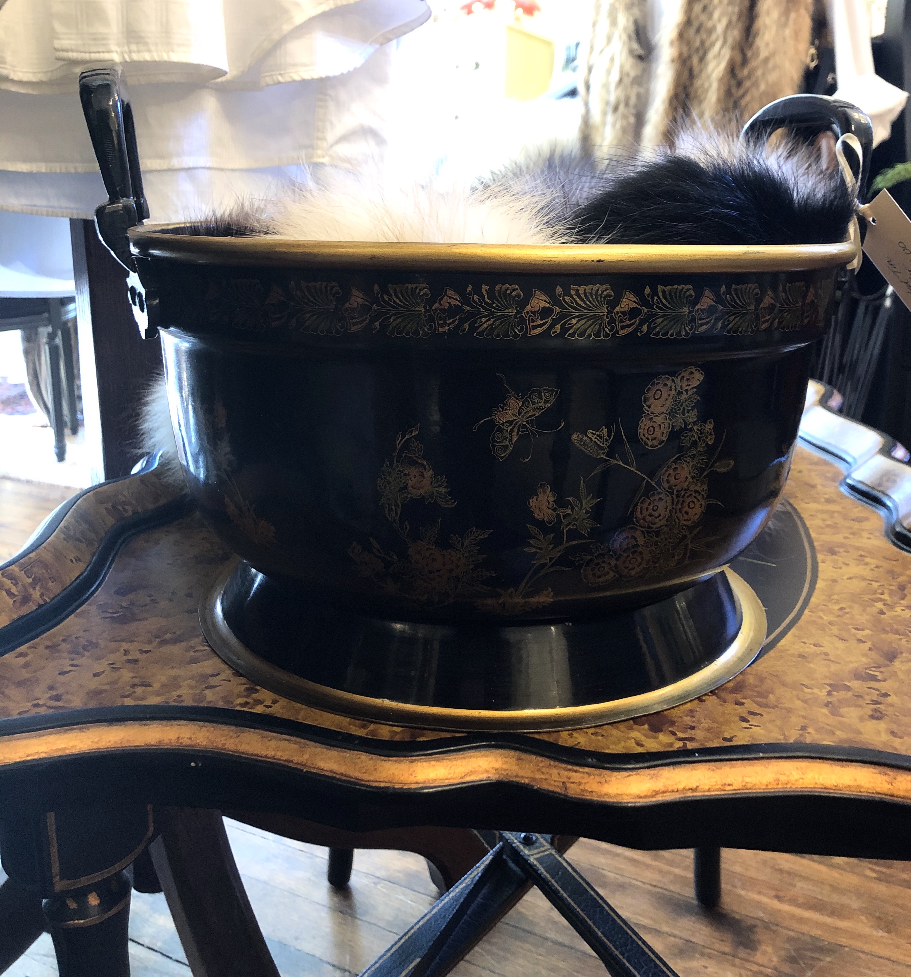 Painted Tin Bowl