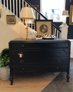 Painted Vintage 4 Drawer Chest of Drawer
