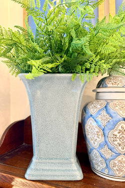 Blue Crackle Vase