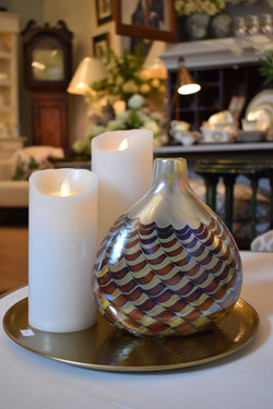 Signed Artglass Vase