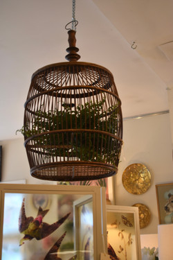 Antique Wooden Bird Cage