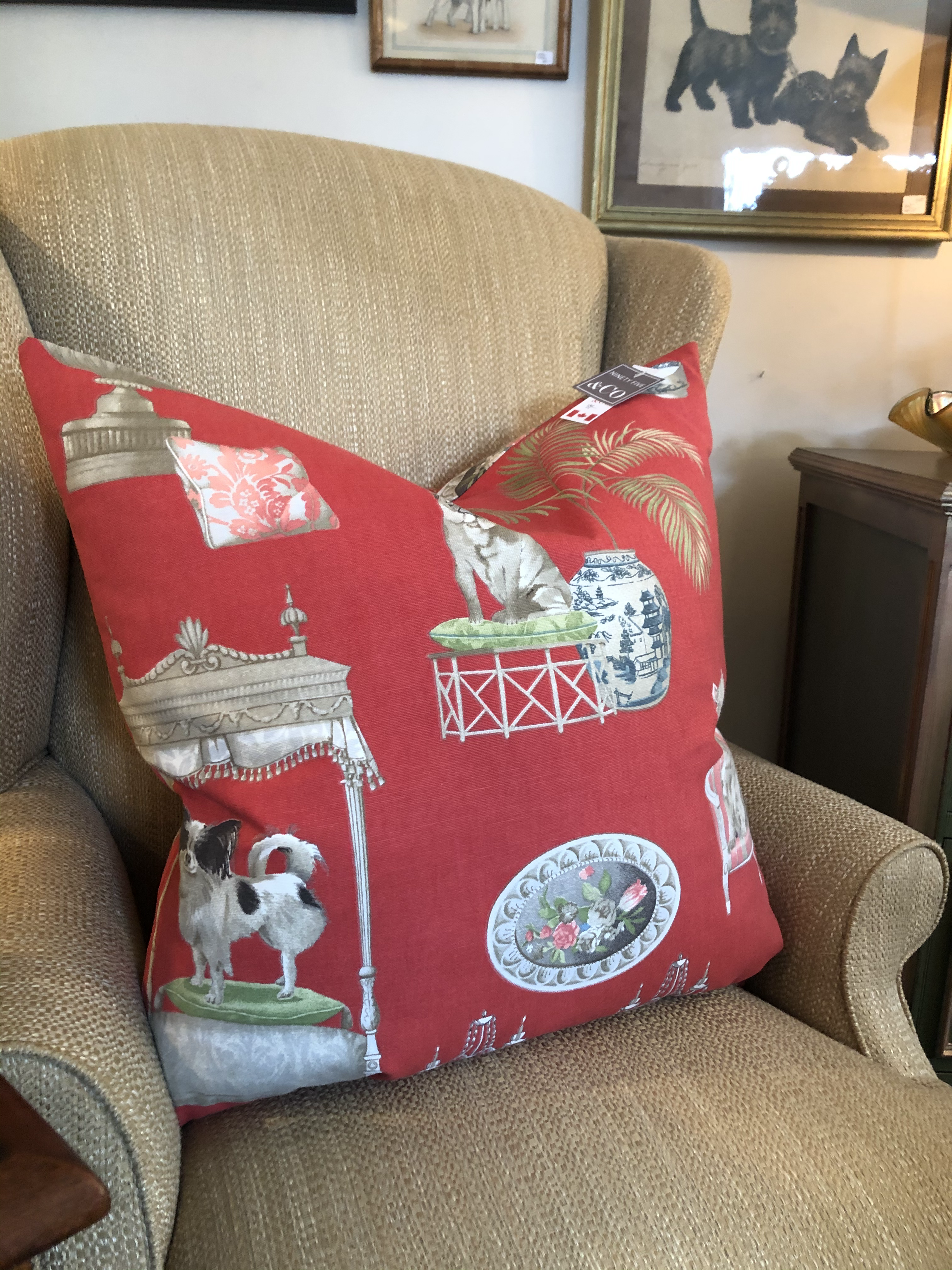 Whimsical Feather Cushion