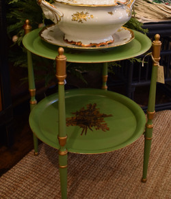 Two-Tiered Vintage Tray Table