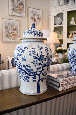 Song Bird Ginger Jar