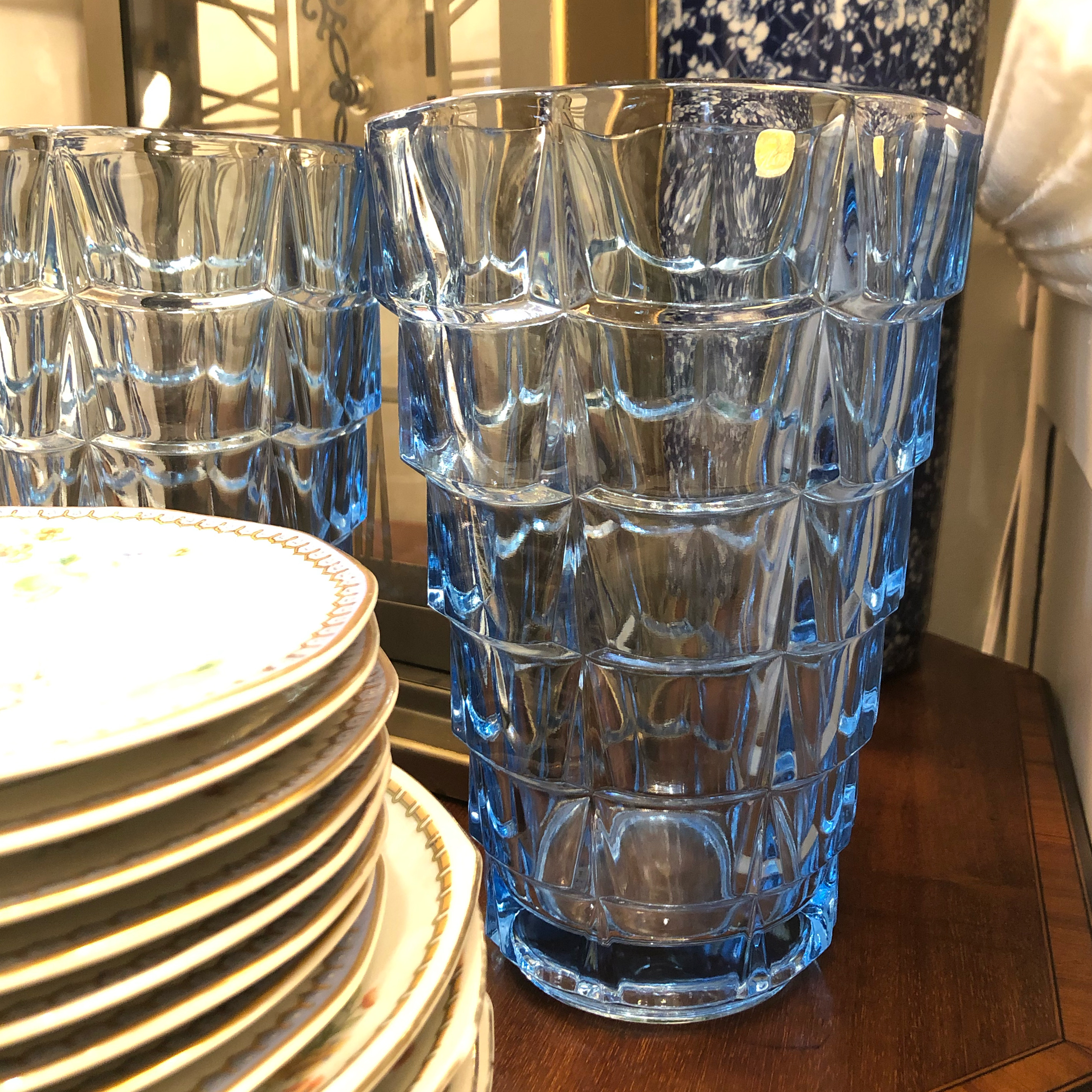 Vintage Bohemian Crystal Vases