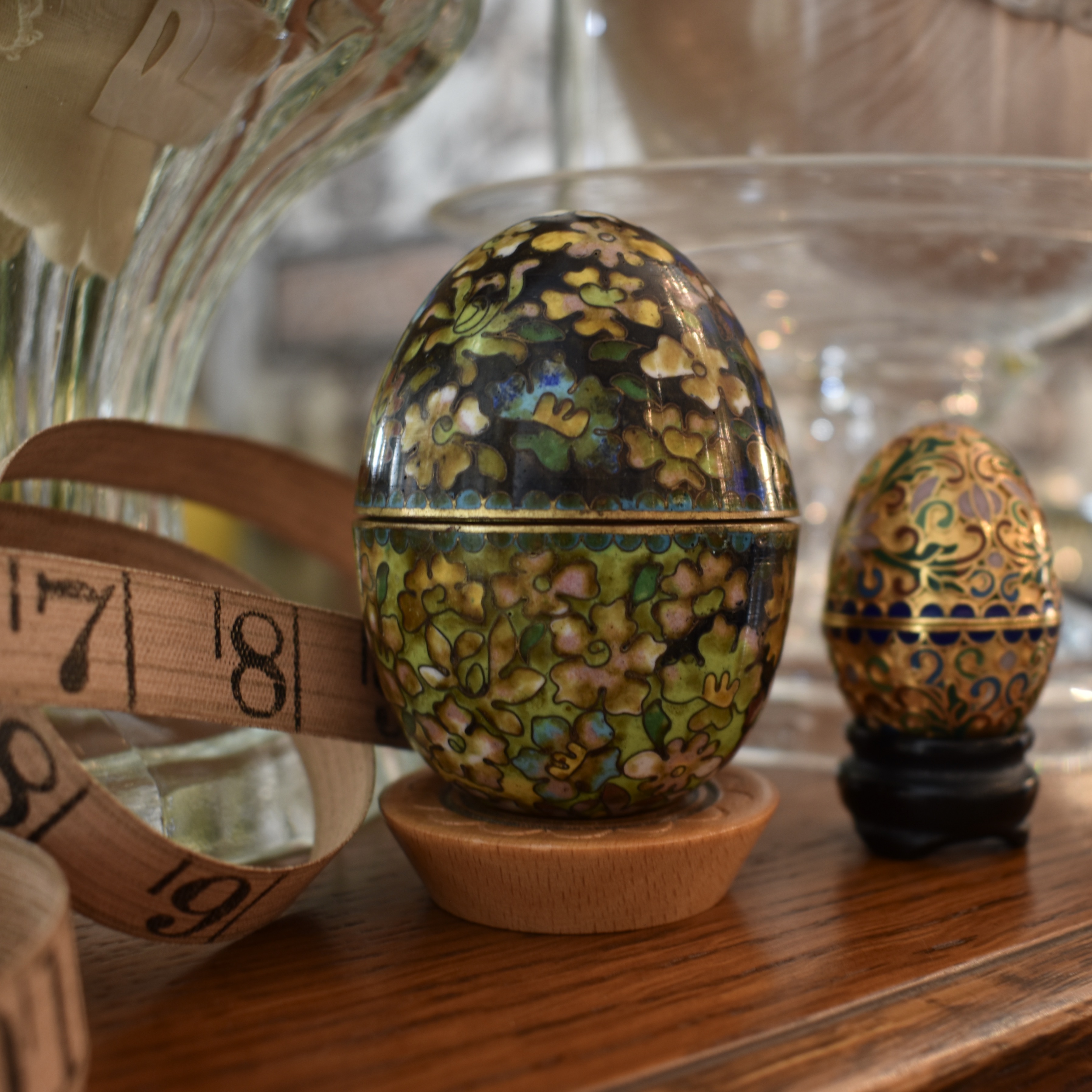 Vintage Asian Cloisinee Eggs