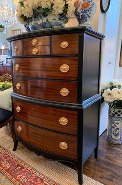Antique Painted Mahogany Dresser