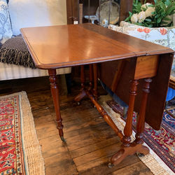 Rare Scale Antique Drop Leaf Table