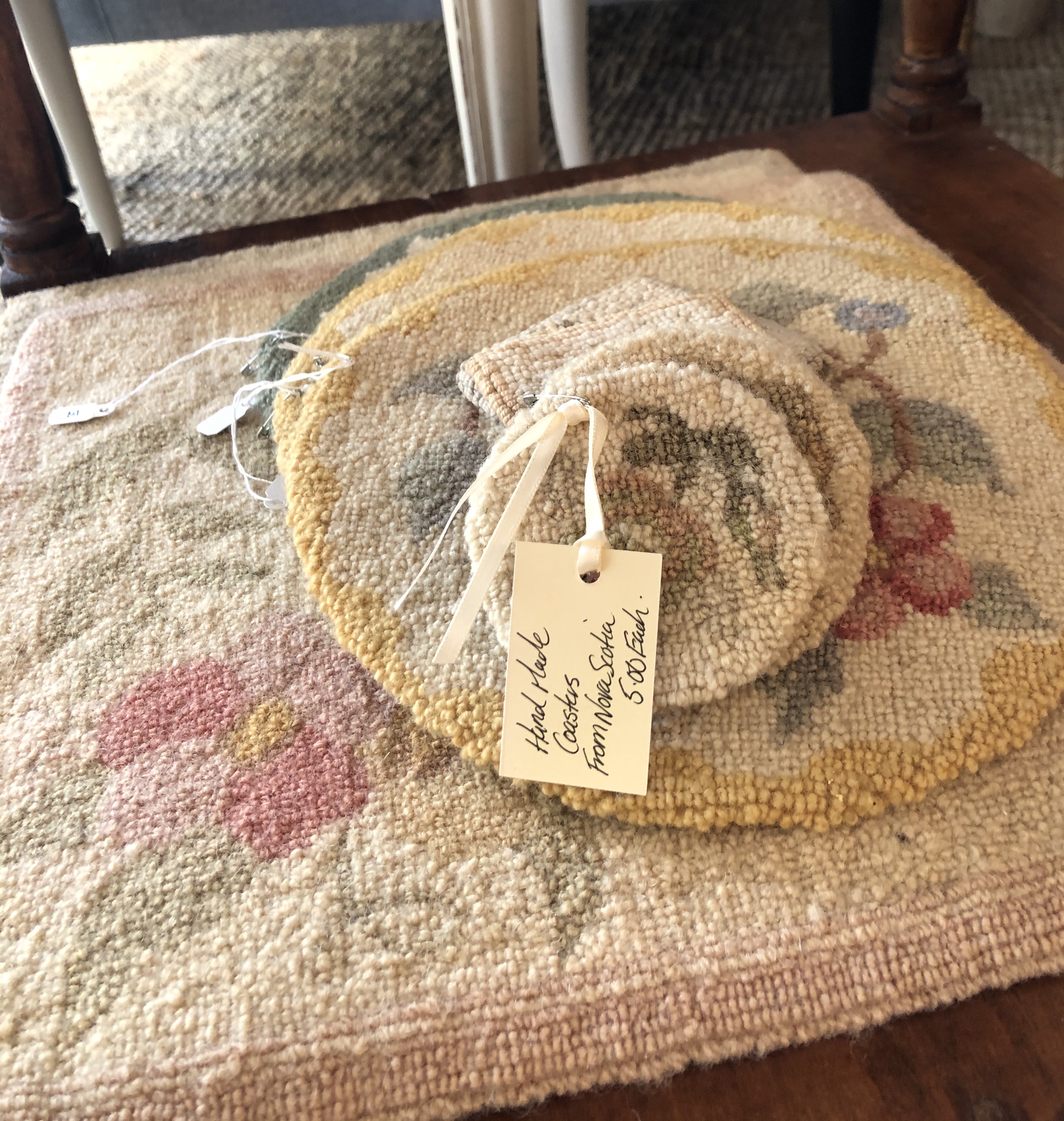 Needlepoint Coasters, Trivets etc