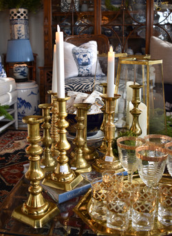 Assorted Bass Candlesticks