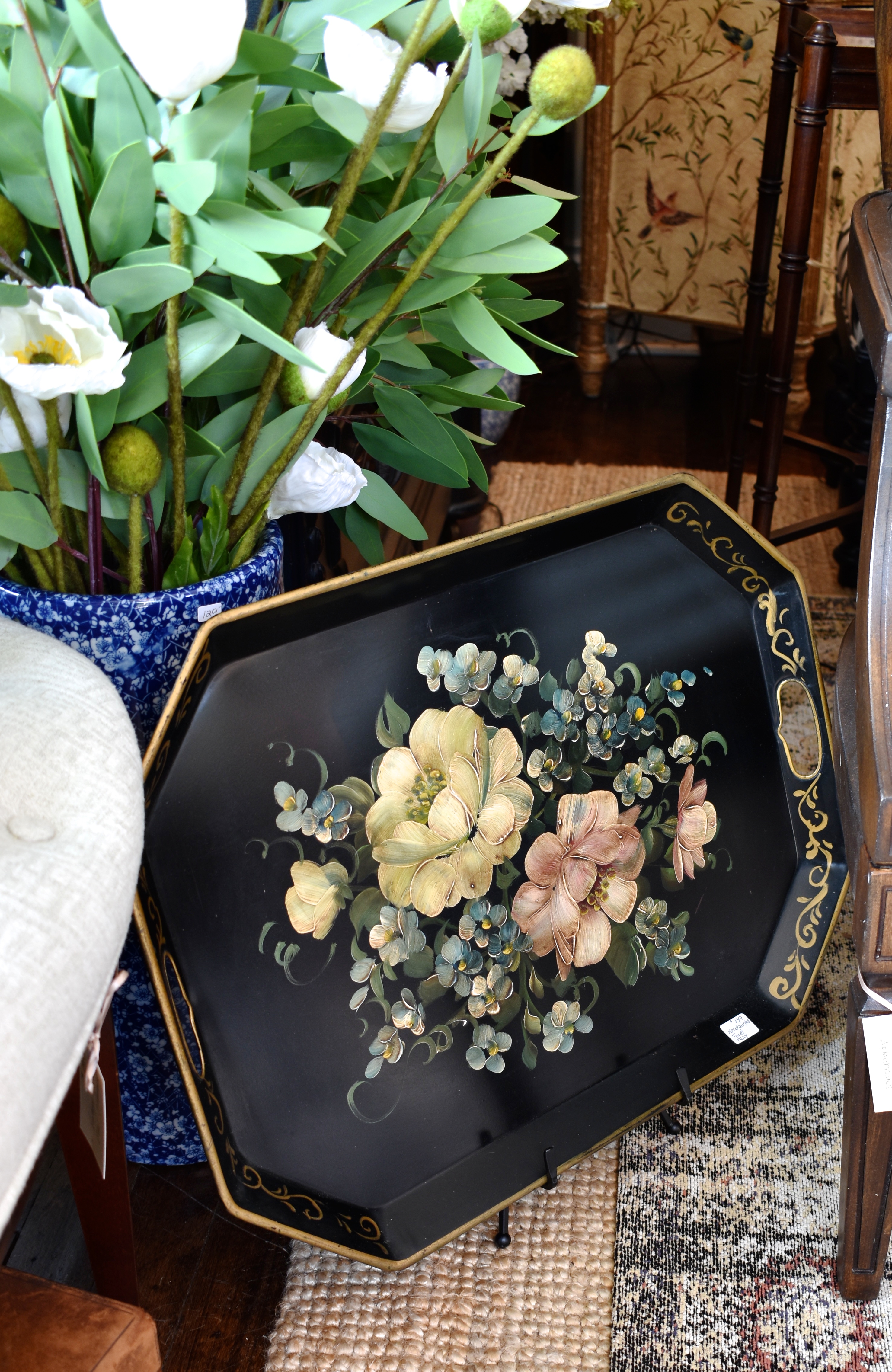 Vintage Painted Tray