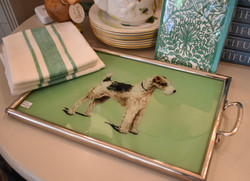 Vintage Terrier Serving Tray
