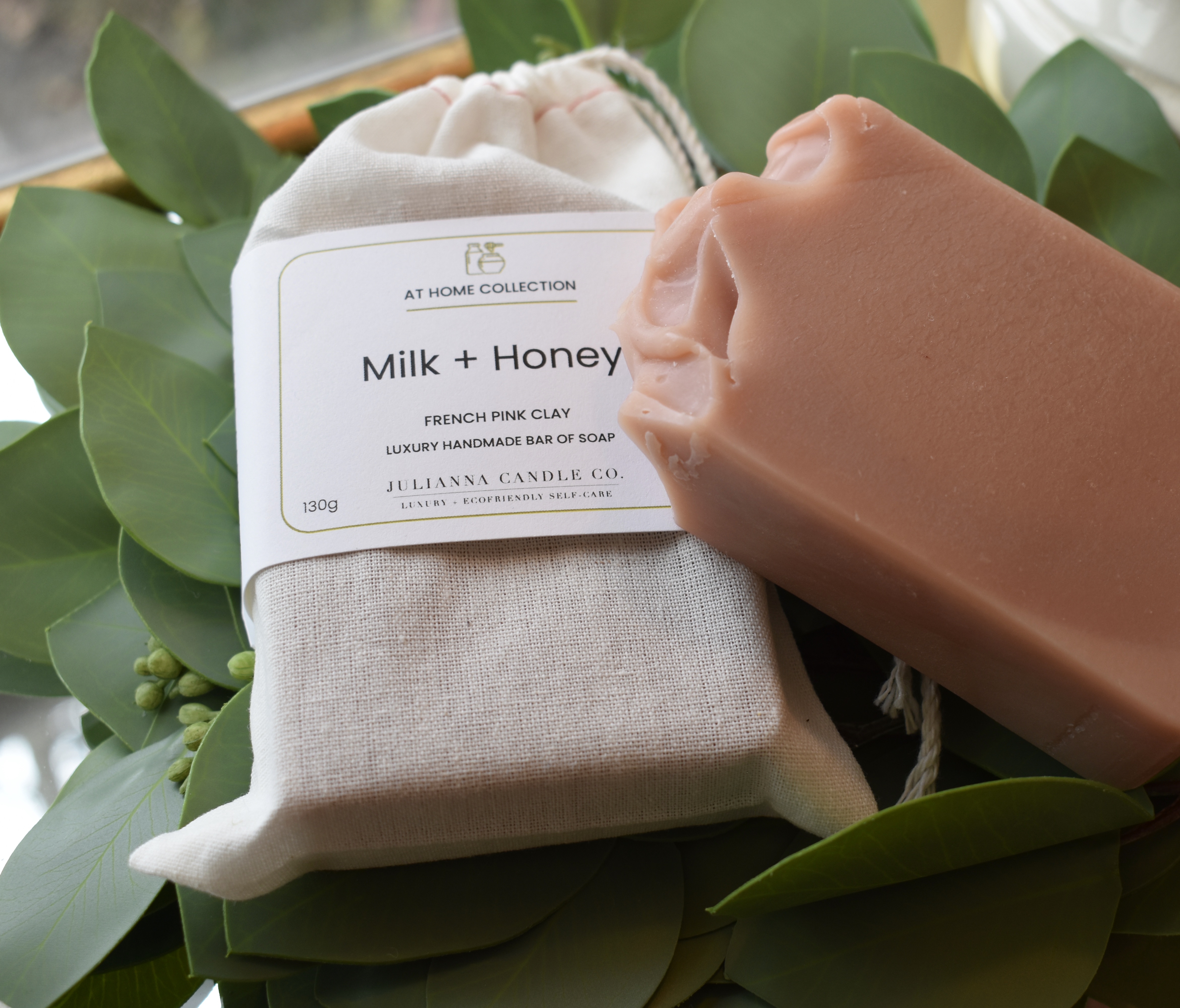 Pink Clay Soap Bars