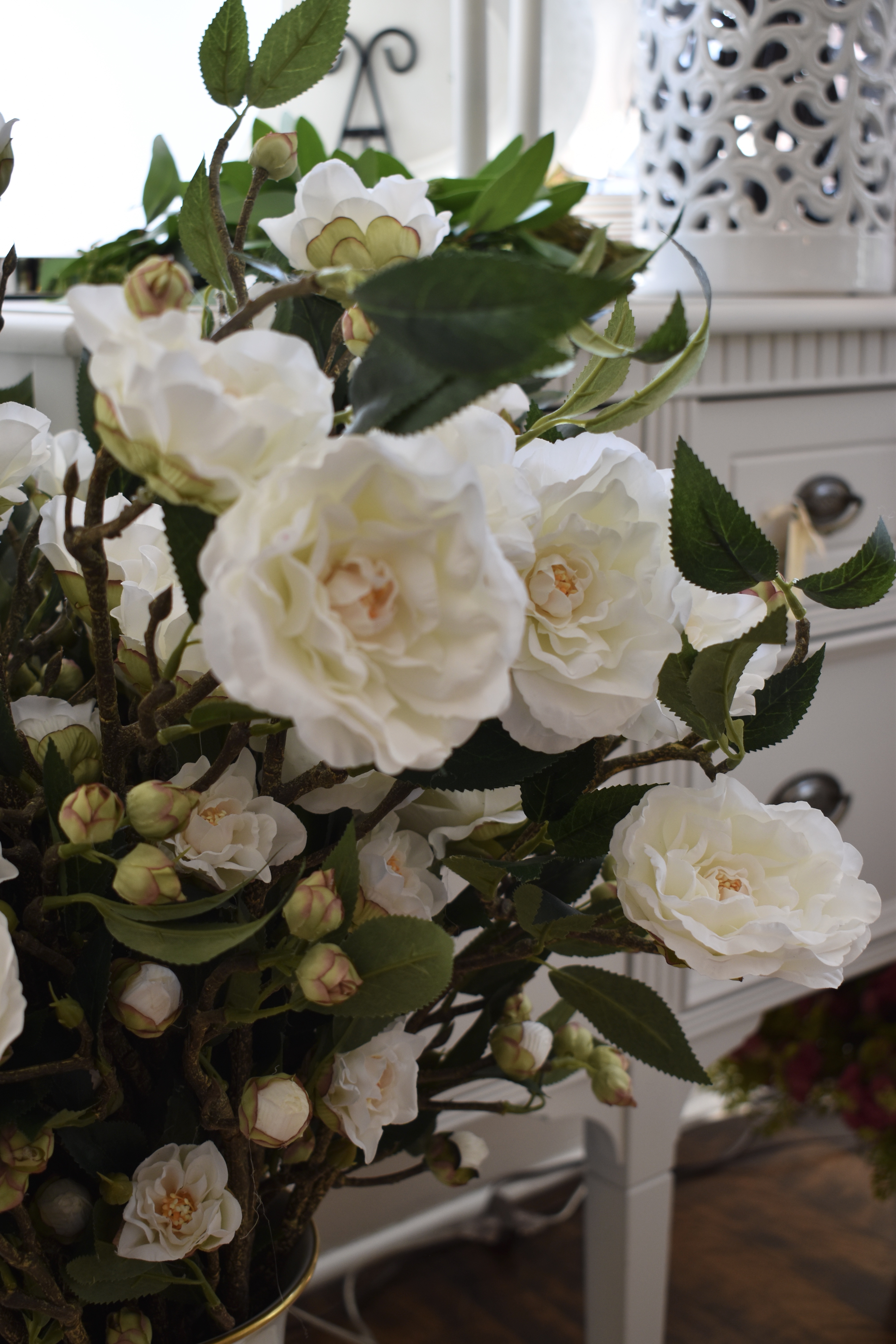 36" Large Tea Rose Stems