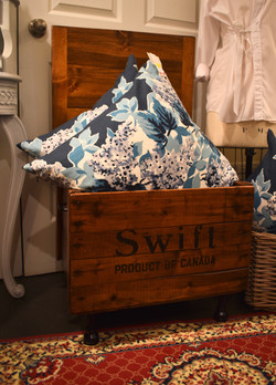 Swift Box Refinished with Iron Legs