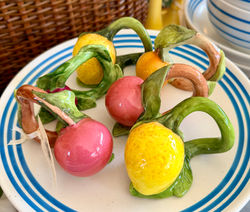Vintage Fruit Napkin Rings