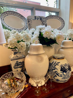 White Ginger Jar