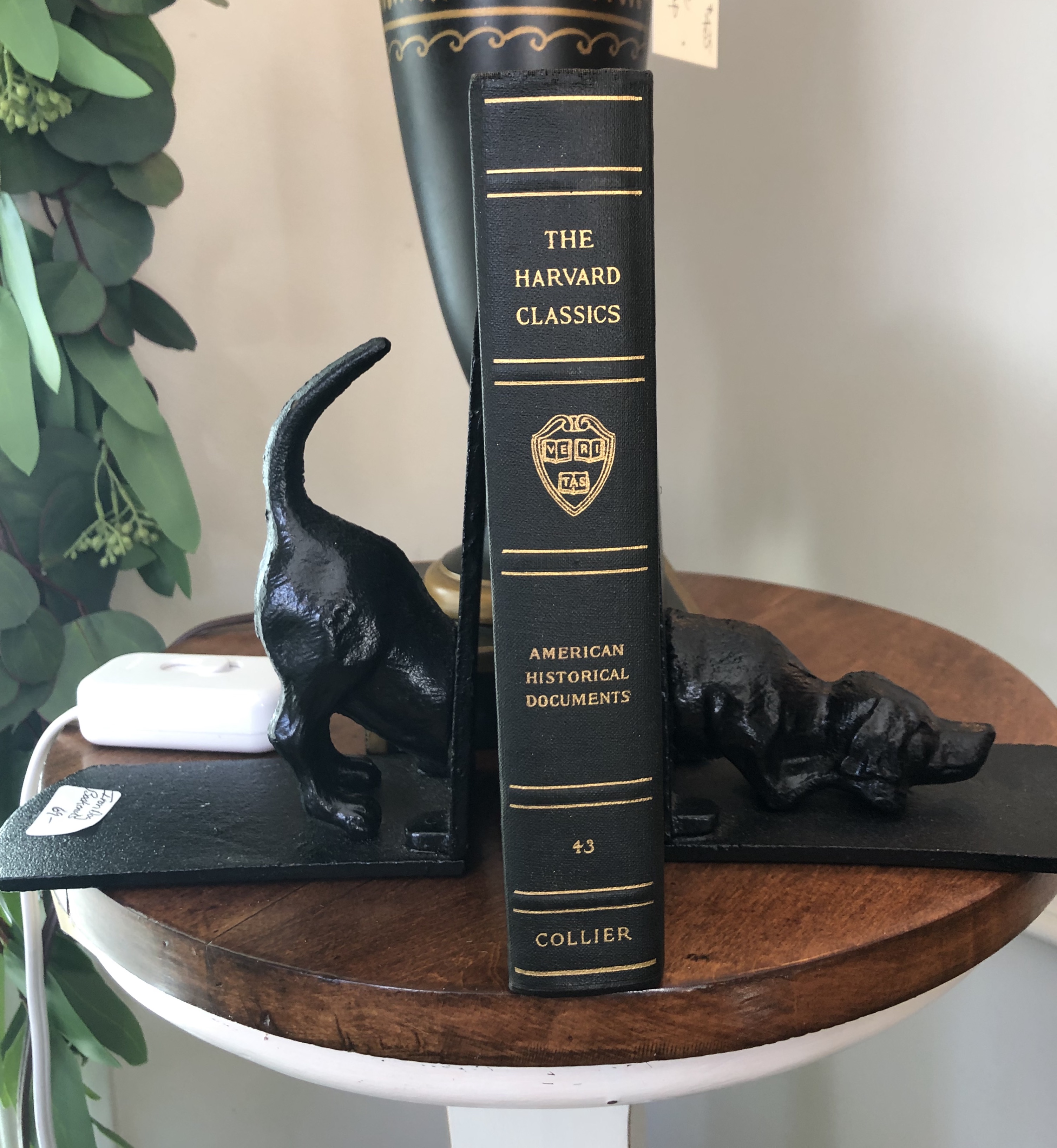 Wrought Iron Dog Bookend